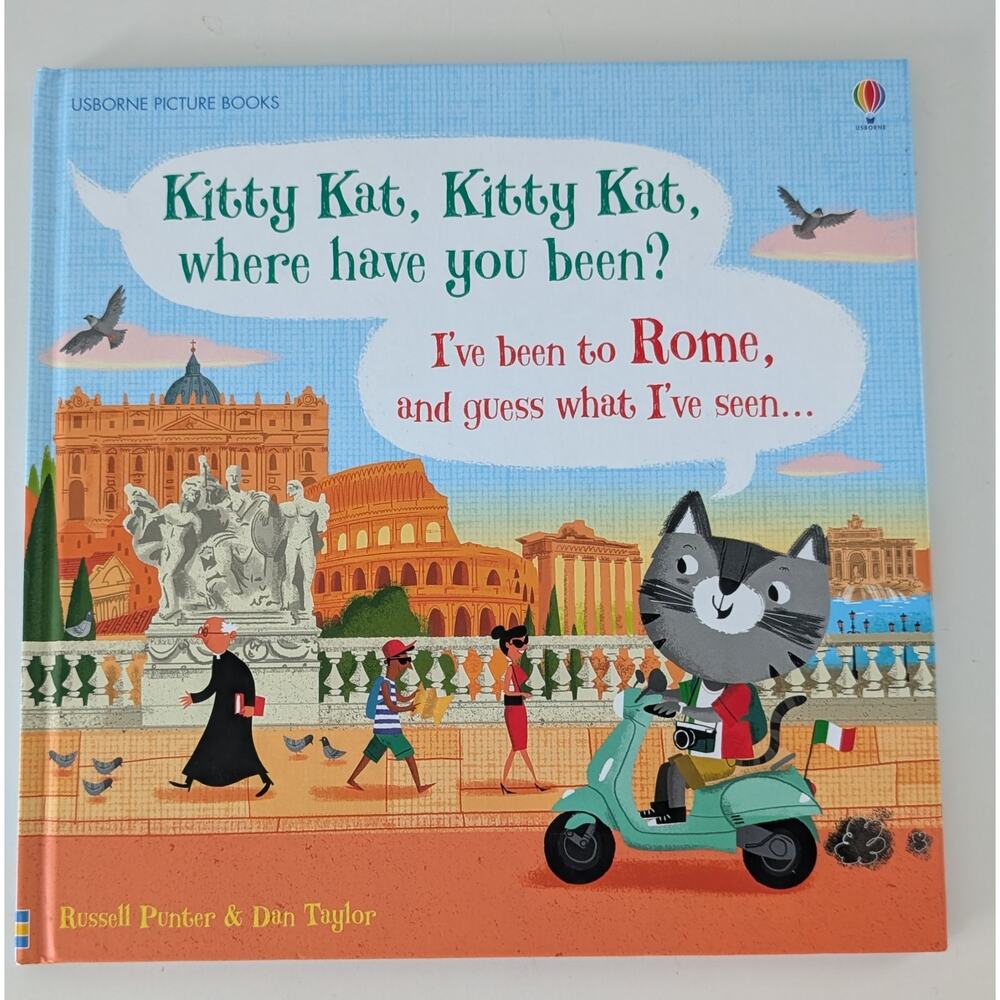 Usborne Kitty Kat Rome Travel Book